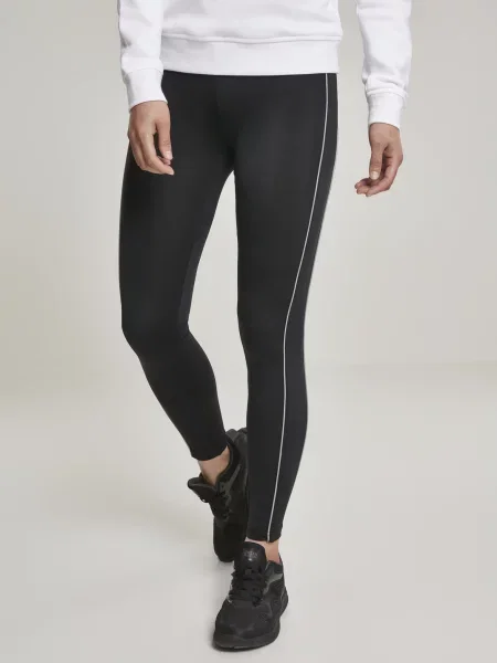 Legginsy Urban Classics z wysoką talią czarne