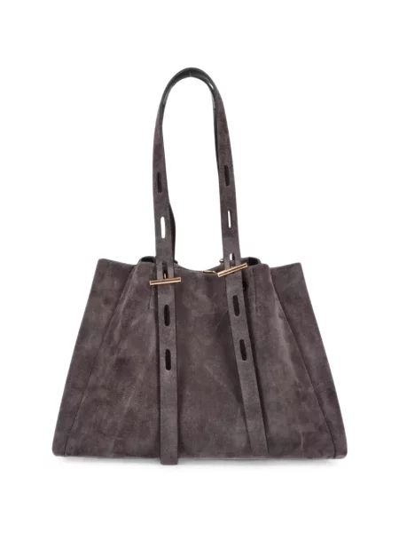 Τσάντα shopper Minobossi σουέτ καφέ