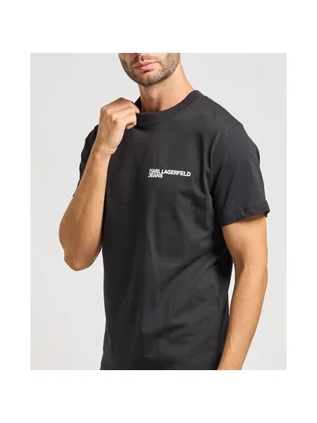 T-shirt Karl Lagerfeld Jeans Slim Ss Tee Black L czarna
