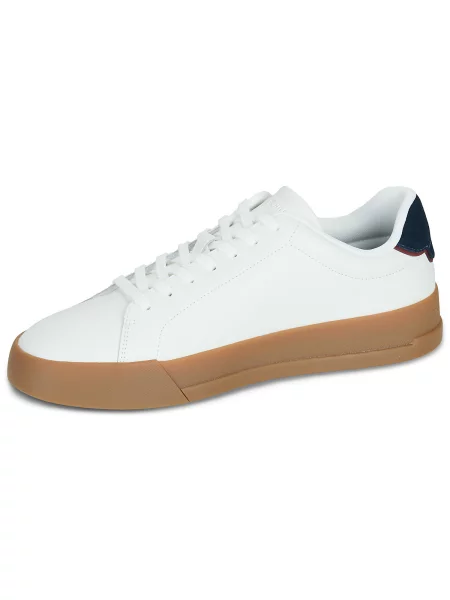 Kožené tenisky Tommy Hilfiger biela