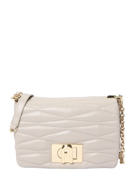 Geanta de piele Furla bej