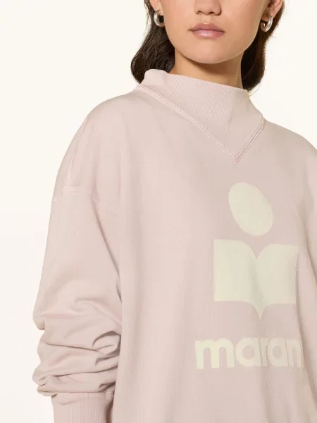 Marant Étoile Mikina Moby-Ga světle růžová