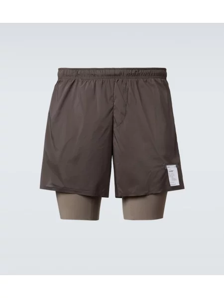 Pantaloni scurți Satisfy alergare gri