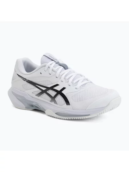 Încălțăminte de tenis pentru bărbați ASICS Solution Speed FF 4 Clay white/black alb