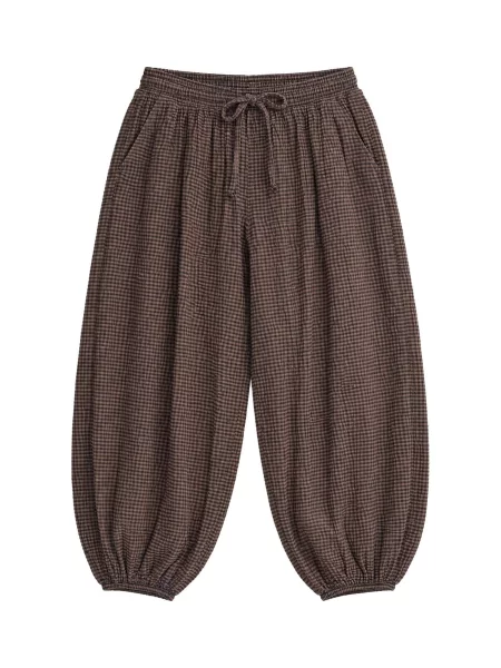 Busem Kalhoty Hose tmavě hnědá