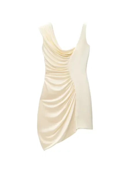 Rochie mini Versace din satin drapată