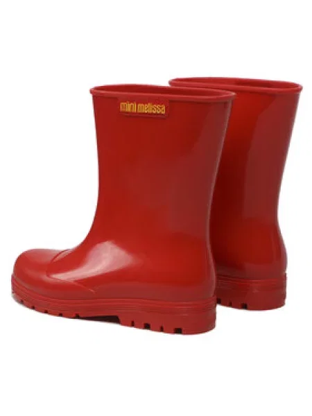 Melissa Guminiai batai Mini Melissa Welly Inf raudona