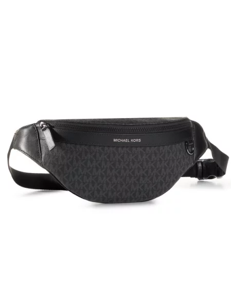 MICHAEL Michael Kors Pojasna torbica siva crna