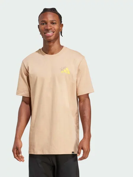 Футболка adidas коричневий