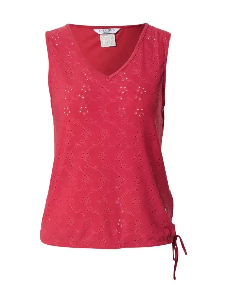 ZABAIONE Top cranberry roșu