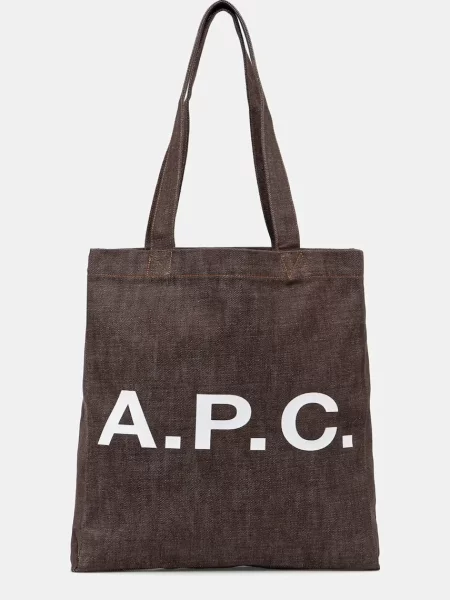 A.P.C. torba TOTE LOU brązowa