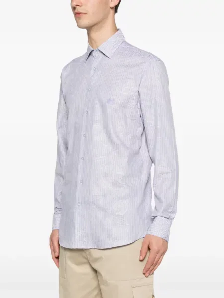 Paisley mintás ing Etro nyomtatás kék