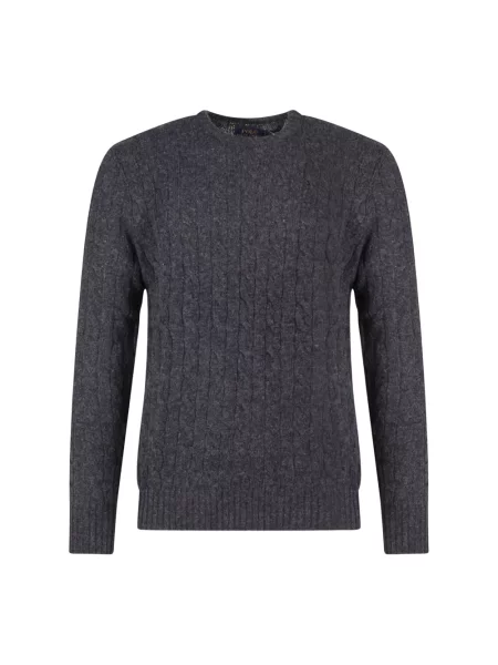 Sweter Polo Ralph Lauren z kaszmiru szary