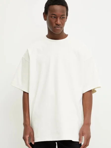 Won Hundred tricou din uni bej