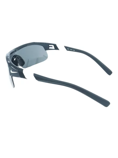 Ochelari de soare Nike cu cordon din jerseu cu imprimeu abstract gri