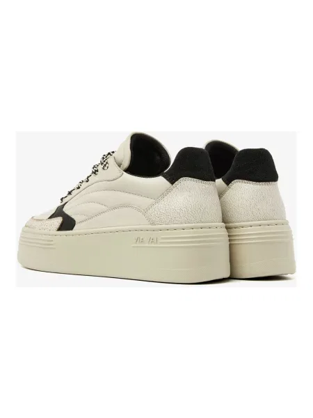 Sneakersy Via Vai skórzane beżowe