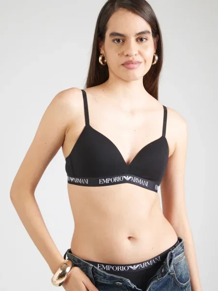 Emporio Armani Sutien negru alb