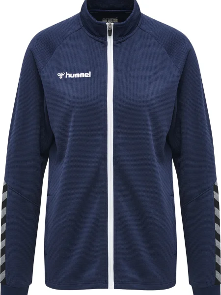 Hummel Jachetă de trening Authentic bleumarin / gri / negru / alb albastru
