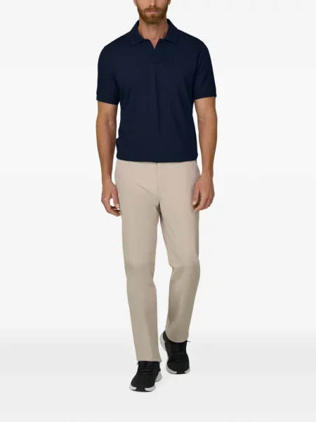 Tricou polo Boggi Milano stretch albastru
