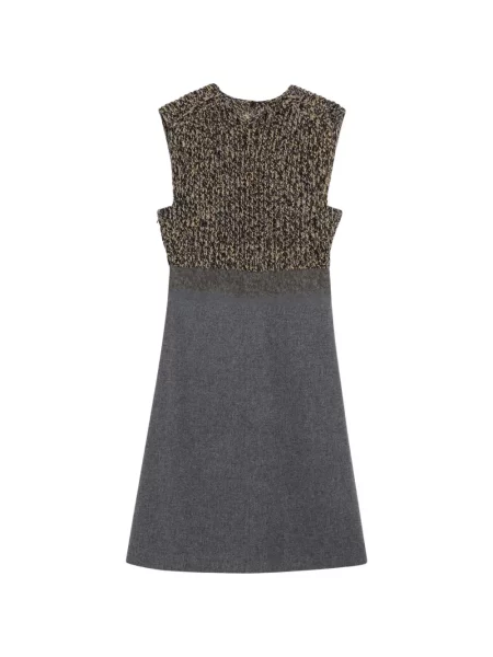 Rochie Prada tricotate chunky gri