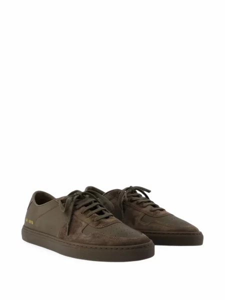 Sneakerși Common Projects din piele maro