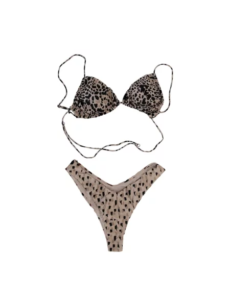 Wielobarwność bikini Me Fui z nadrukiem zwierzęcym