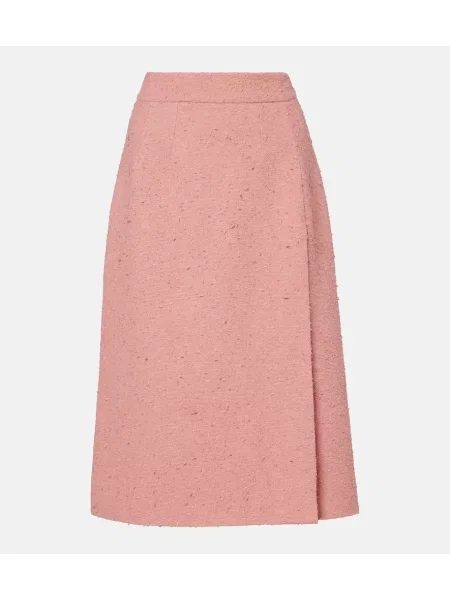 Fustă midi Dolce&gabbana până la genunchi roz