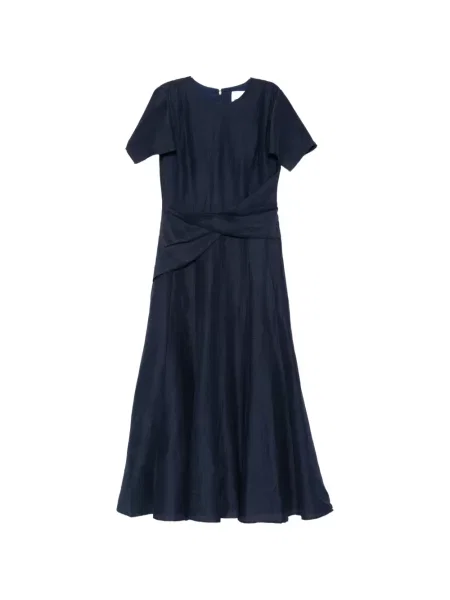 Rochie midi Roland Mouret albastru
