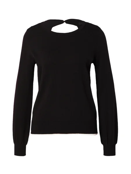 VERO MODA Svetr ALMA / offwhite černá