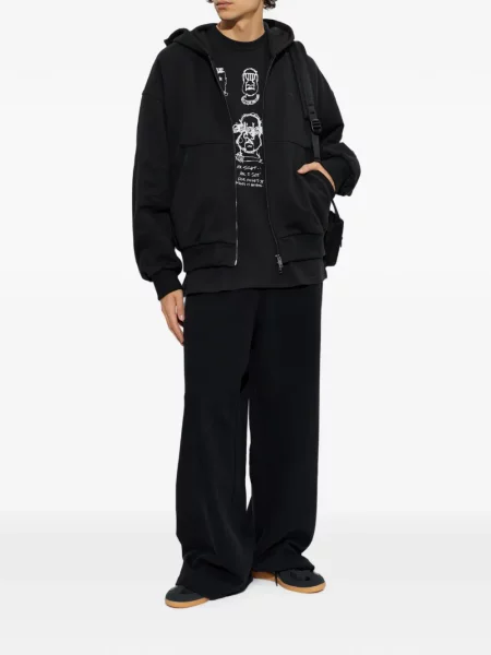 Decupat tricou Adidas cu imagine alergare gri