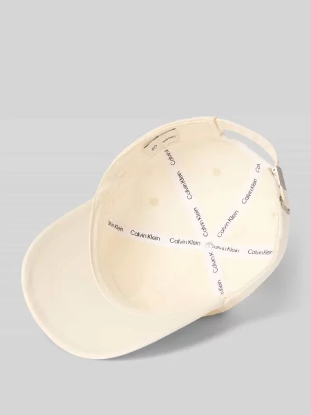 Calvin Klein Czapka beige beżowa