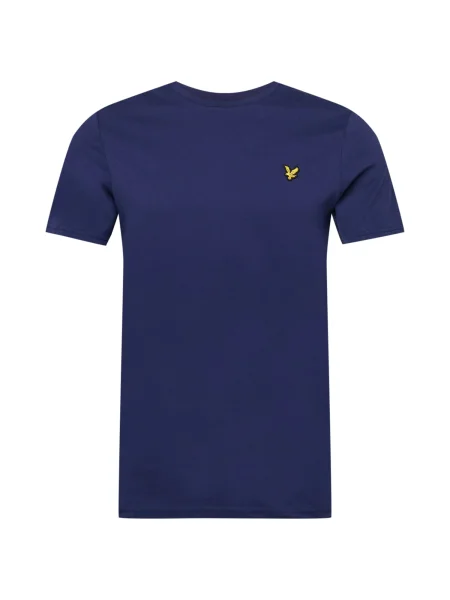 Lyle & Scott Majica tamno plava / zlatno žuta crna