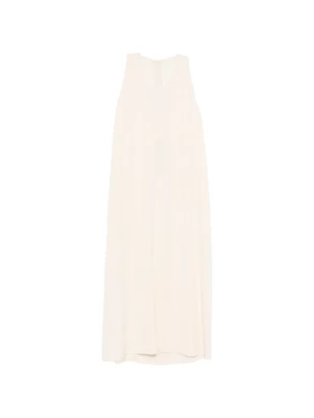 Sukienka maxi Rame z dekoltem w serek