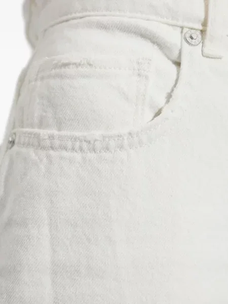 Blugi drepți Allsaints alb