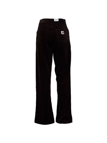 Samt hlače Carhartt Wip smeđa