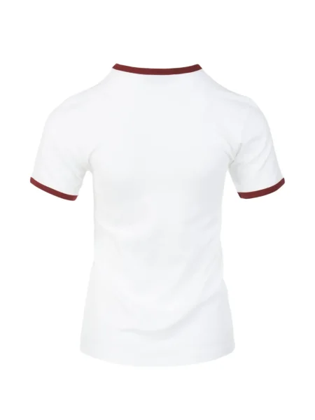 Tricou Pushbutton scurt alb