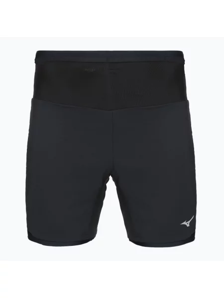 Pantaloni scurți de alergare pentru bărbați Mizuno Multi Pocket black negru