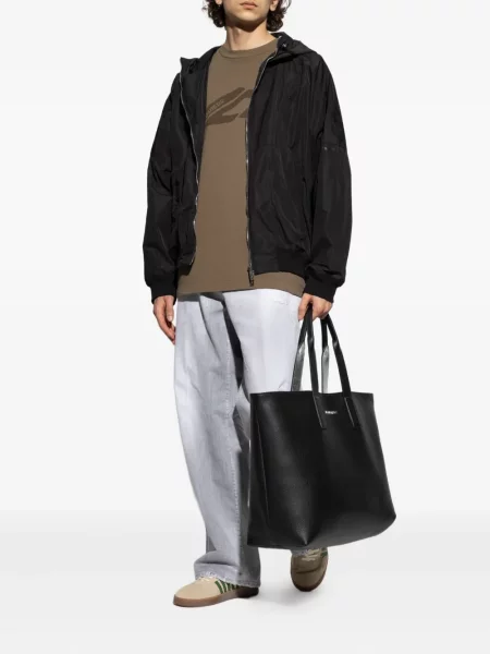 Geacă Dsquared2 cu glugă negru