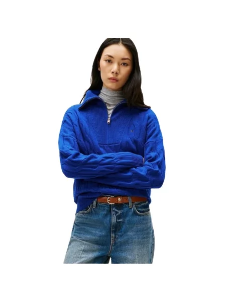 Sweter Tommy Hilfiger niebieski