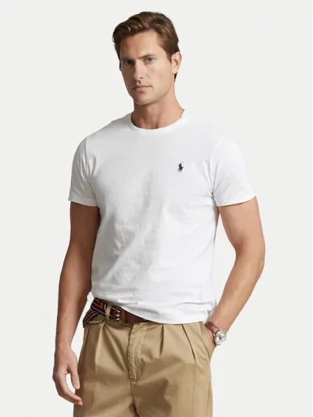 Polo Ralph Lauren Póló Custom Slim Fit fehér