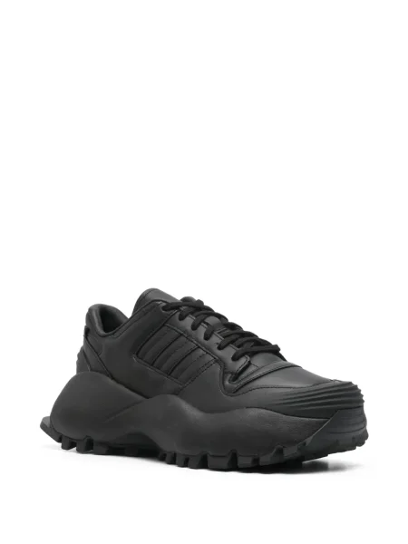 Pantaloni Adidas cu șireturi din dantelă negru