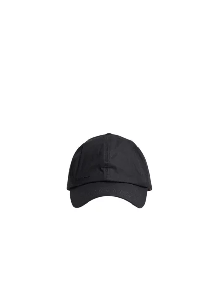 Barbour czapka z daszkiem Mężczyźni niebieski jednolity ONE SIZE czarna