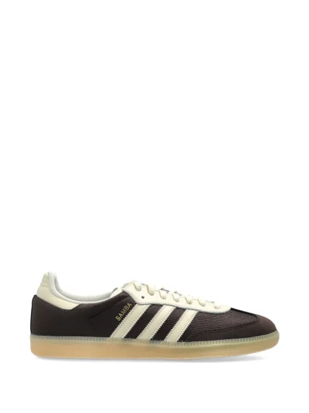 Sneakerși Adidas Samba cu dungi maro