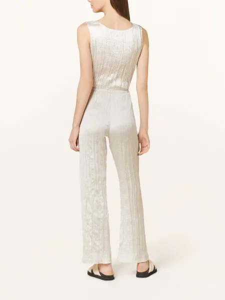 Darling Harbour Spodnie beige beżowe