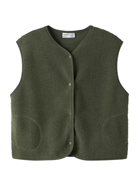 NAME IT Vestă NKFOwine închis verde