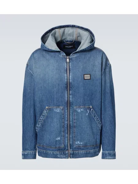 Denim jakna Dolce&gabbana modra