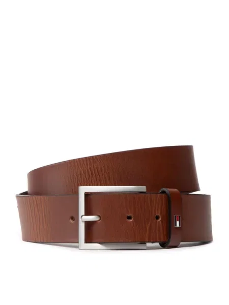 Tommy Hilfiger Pasek Hampton brązowy
