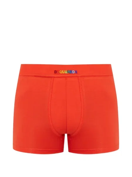 Boxeri Dsquared2 cu autograf portocaliu