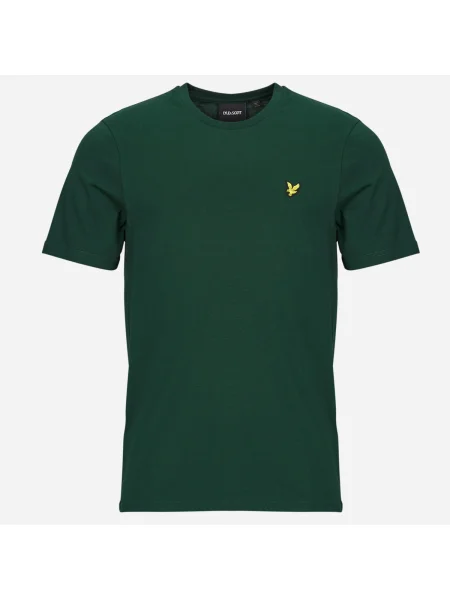 Lyle & Scott Póló arany / fenyő / fekete zöld
