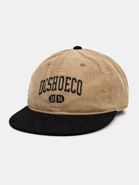 Шапка с козирка DC Gymnasium Snapback с апликация кафяво